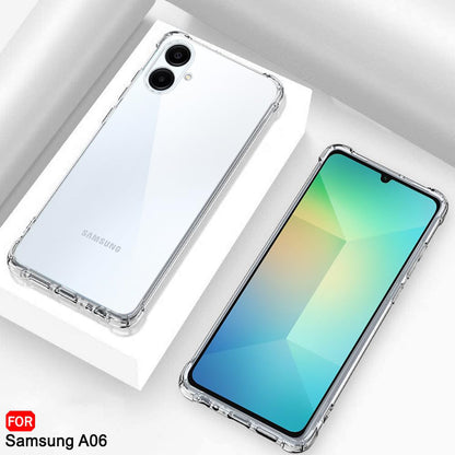 Samsung Galaxy A06 A065 tok, Techsuit, ütésálló átlátszó, áttetsző