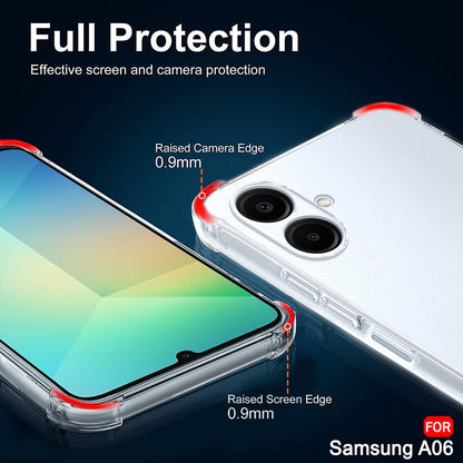 Samsung Galaxy A06 A065 tok, Techsuit, ütésálló átlátszó, áttetsző