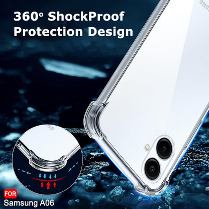 Samsung Galaxy A06 A065 tok, Techsuit, ütésálló átlátszó, áttetsző