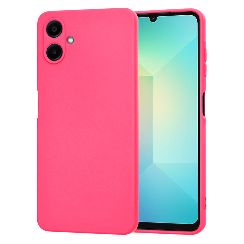Tok Samsung Galaxy A06 A065-hez, Techsuit, SoftFlex, Sötét rózsaszín