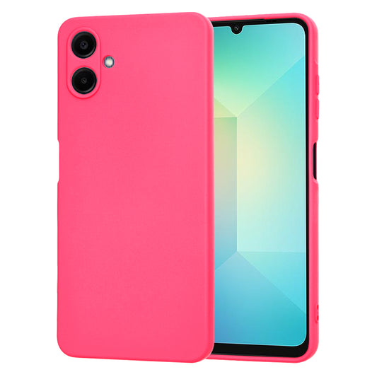 Tok Samsung Galaxy A06 A065-hez, Techsuit, SoftFlex, Sötét rózsaszín