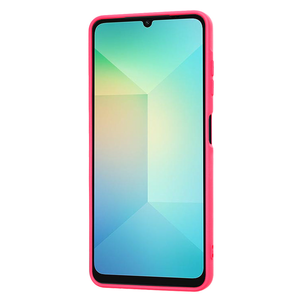 Tok Samsung Galaxy A06 A065-hez, Techsuit, SoftFlex, Sötét rózsaszín