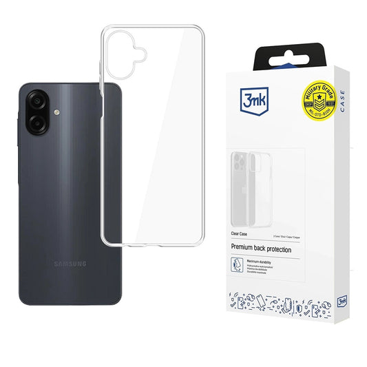 Tok Samsung Galaxy A07 4G A075-hez, 3MK, Átlátszó, Tiszta