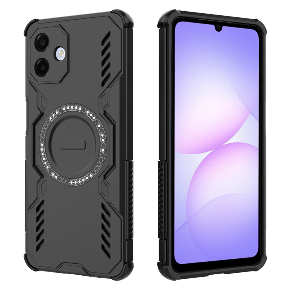 MagSafe Case for Samsung Galaxy A07 4G A075, Techsuit, ArmorMag, Black