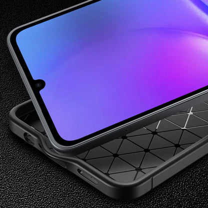 Tok Samsung Galaxy A07 4G A075-hez, Techsuit, CarbonFiber, Fekete