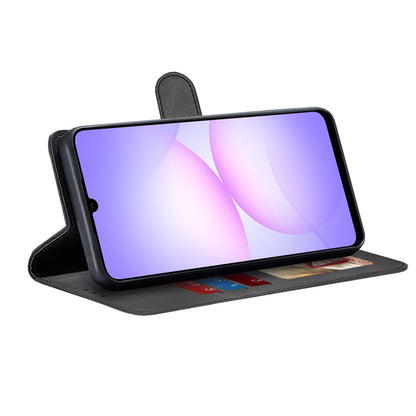 Tok Samsung Galaxy A07 4G A075-hez, Techsuit, Diary Book, Fekete
