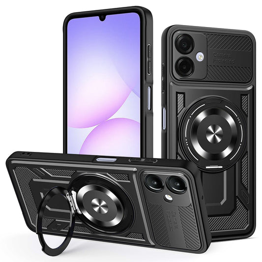 Tok Samsung Galaxy A07 4G A075-höz, Techsuit, RuggedCam, Fekete