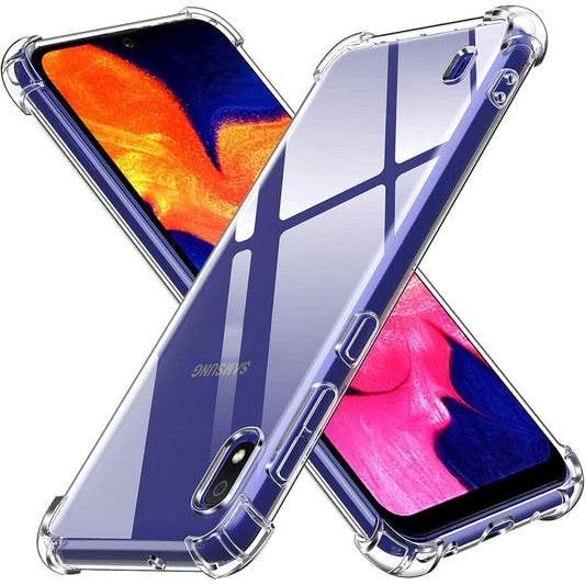 Tok Samsung Galaxy A10 A105-hez, Techsuit, Ütésálló Átlátszó, Átlátszó
