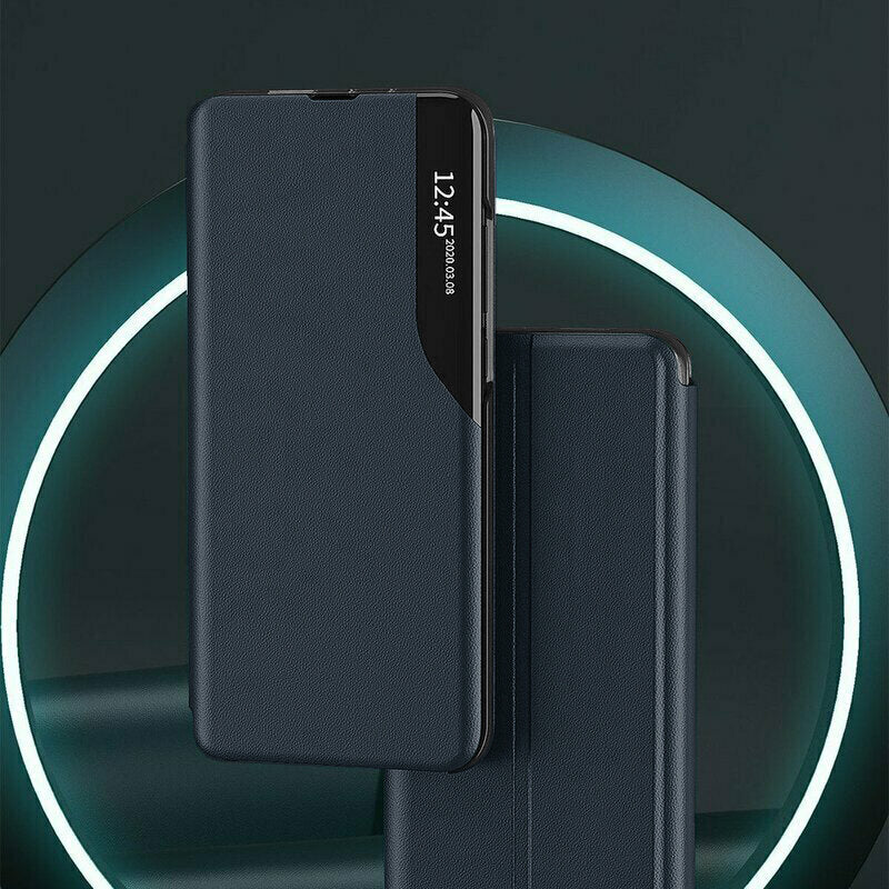Tok Samsung Galaxy A12 Nacho A127 / A12 A125, Techsuit, eFold, Sötétkék