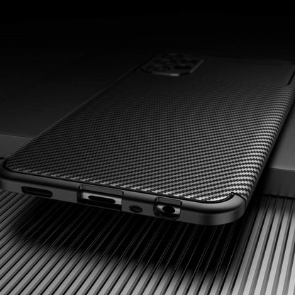 Tok Samsung Galaxy A13 A135-hez, Techsuit, CarbonFiber, Fekete