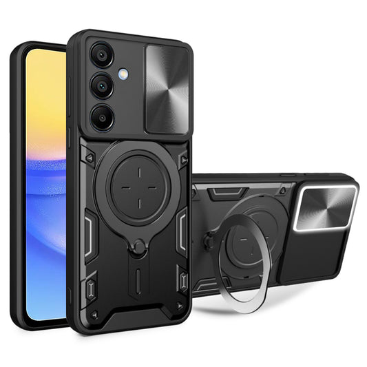 Tok Samsung Galaxy A15 5G A156 / A15 A155, Techsuit, CamGuard Pro, Fekete