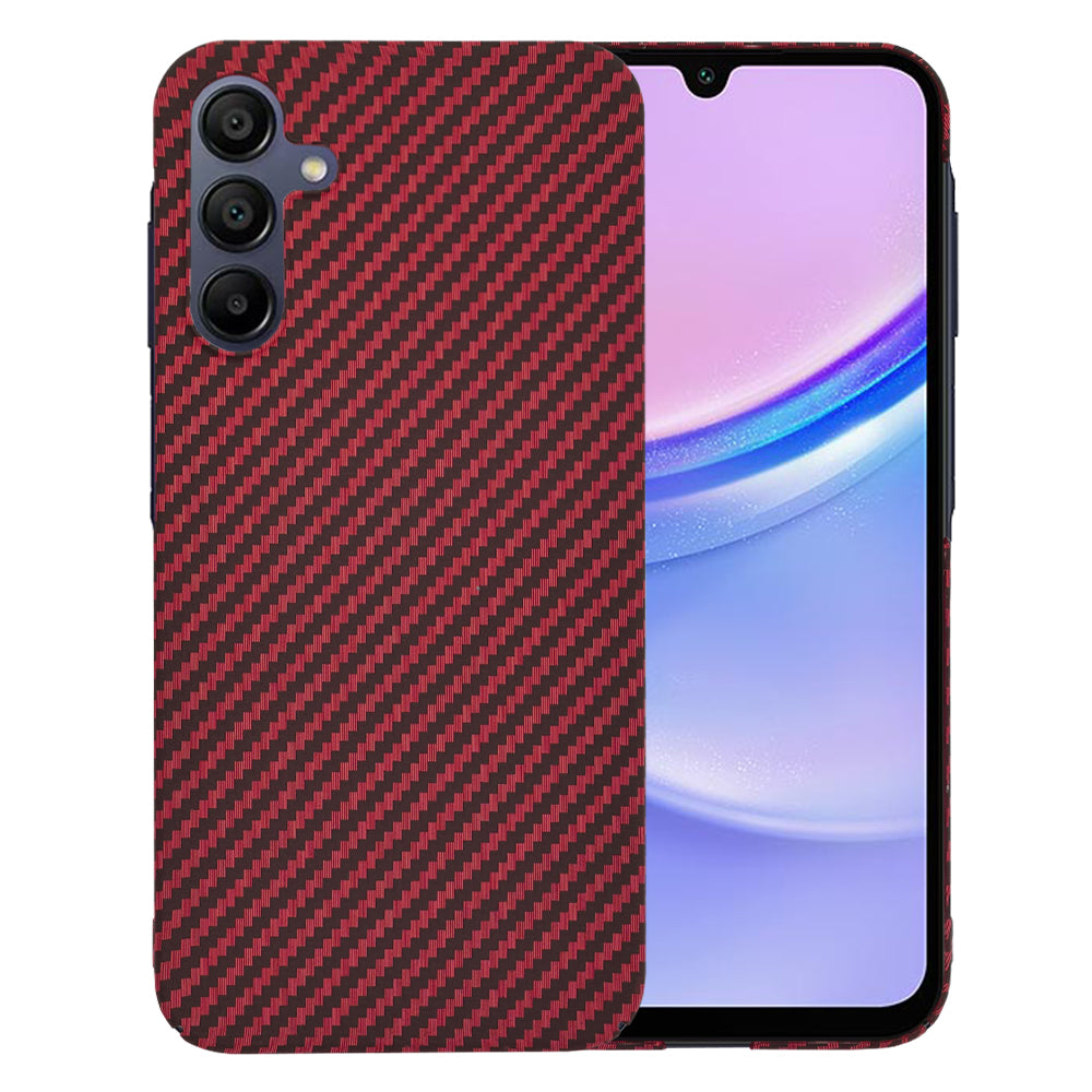 Tok Samsung Galaxy A15 5G A156 / A15 A155, Techsuit, Carbonite FiberShell, Piros