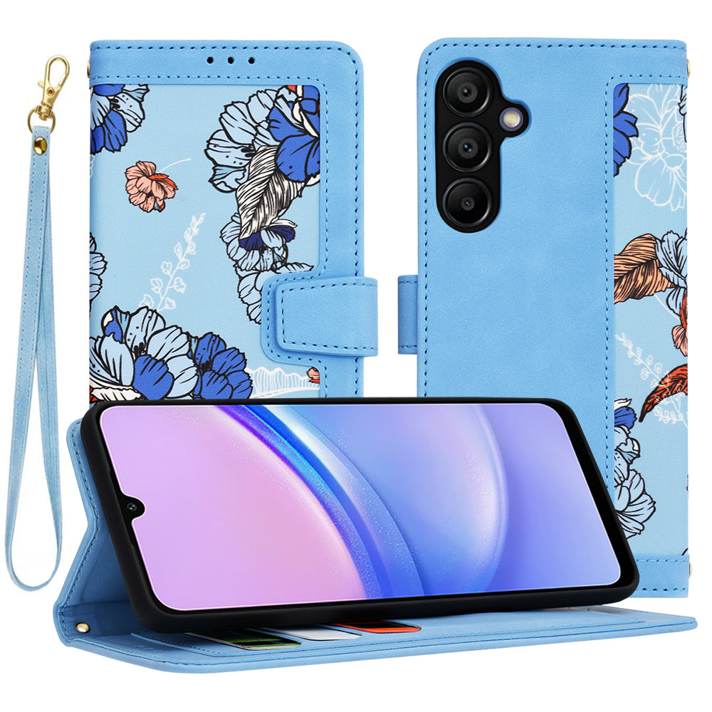 Tok Samsung Galaxy A15 5G A156 / A15 A155, Techsuit, FlipCraft, Kék