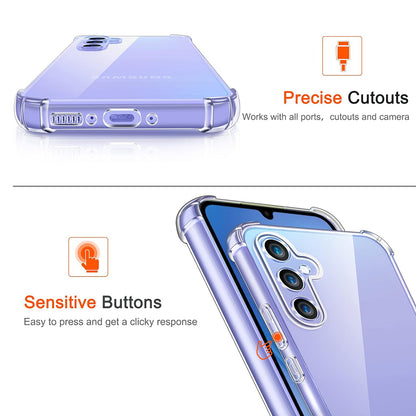 Samsung Galaxy A15 5G A156 / A15 A155 tok, Techsuit, ütésálló átlátszó, áttetsző