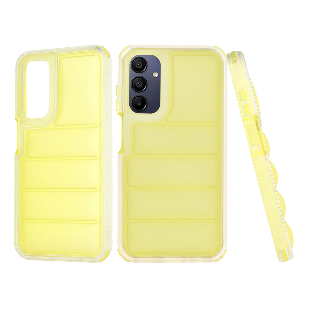 Tok Samsung Galaxy A15 5G A156 / A15 A155, Techsuit, Wave Shield, Sárga