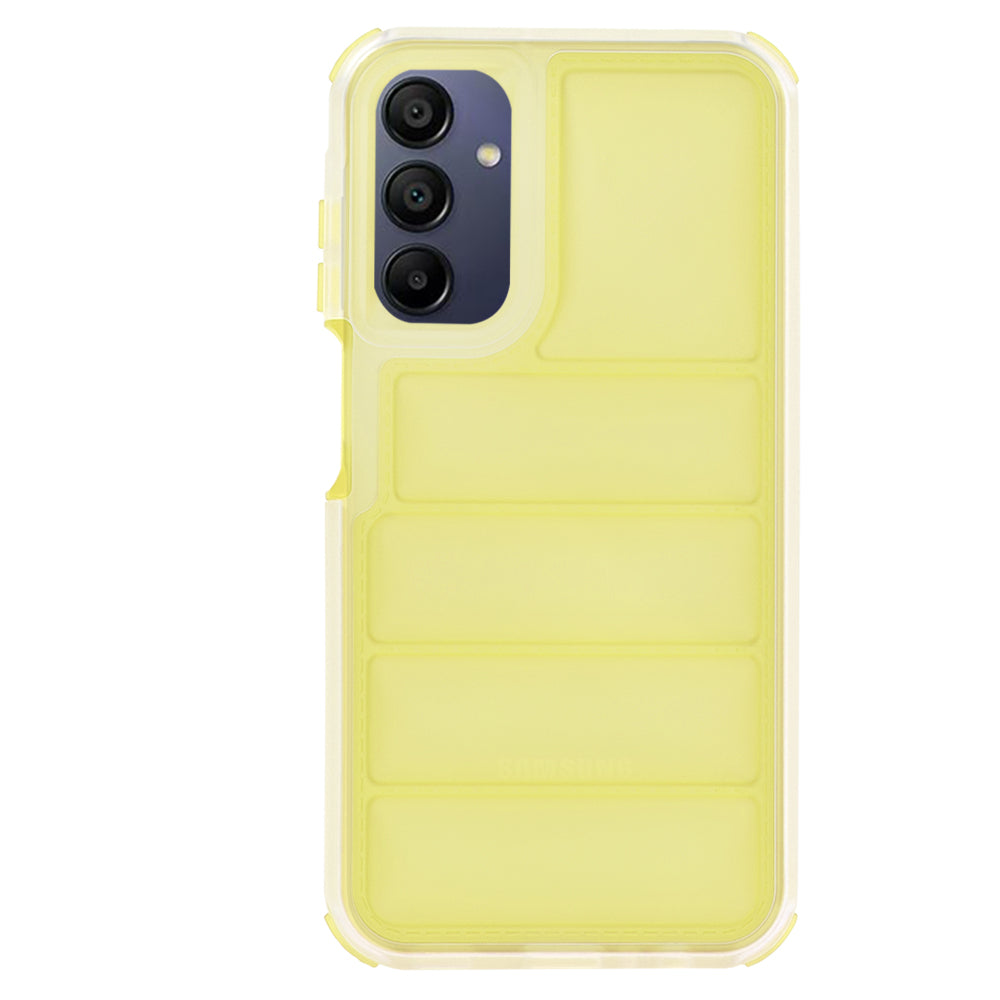 Tok Samsung Galaxy A15 5G A156 / A15 A155, Techsuit, Wave Shield, Sárga