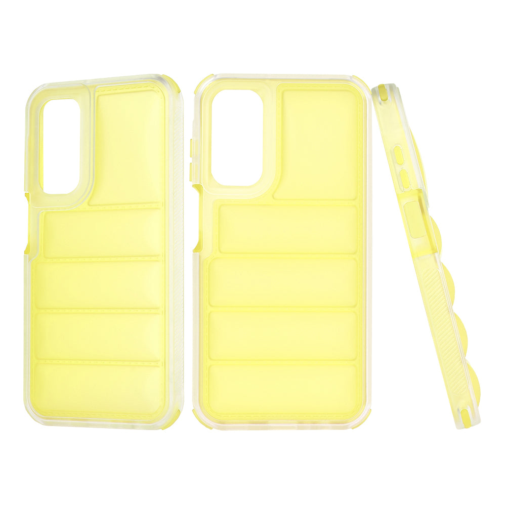 Tok Samsung Galaxy A15 5G A156 / A15 A155, Techsuit, Wave Shield, Sárga