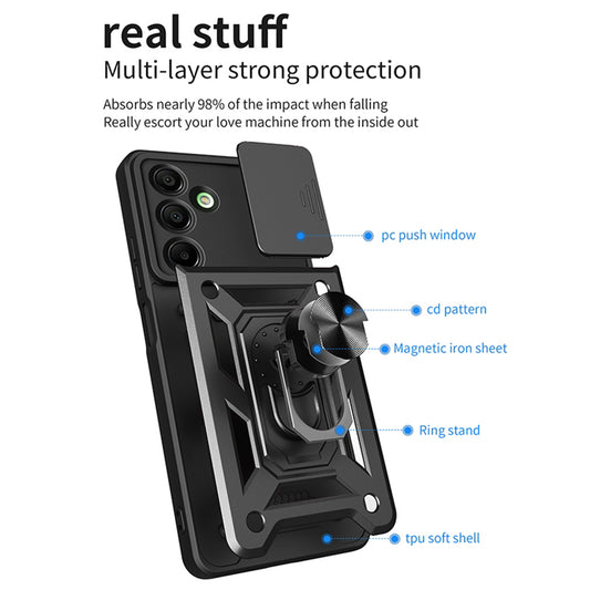 Tok Samsung Galaxy A16 5G A166 / A16 4G A165, Techsuit, CamShield, Kék