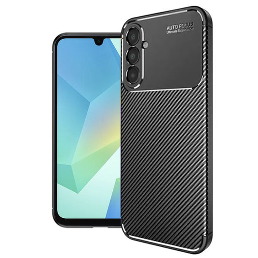 Tok Samsung Galaxy A16 5G A166 / A16 4G A165, Techsuit, CarbonFiber, Fekete