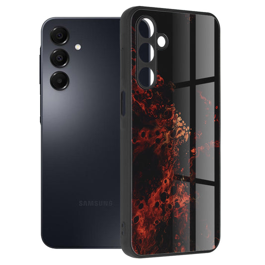 Tok Samsung Galaxy A16 5G A166 / A16 4G A165 készülékhez, Techsuit, Glaze, Piros