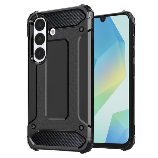 Tok Samsung Galaxy A16 5G A166 / A16 4G A165 készülékhez, Techsuit, Hybrid Armor, Fekete