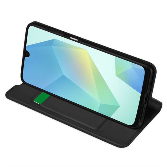 Tok Samsung Galaxy A16 5G A166 / A16 4G A165, Techsuit, Magskin Book, Fekete