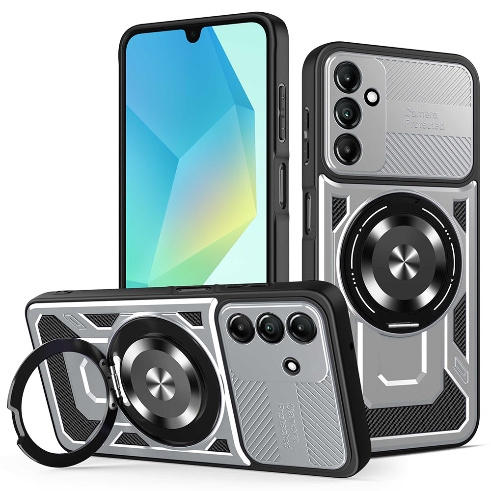 Tok Samsung Galaxy A16 5G A166 / A16 4G A165 készülékhez, Techsuit, RuggedCam, Szürke