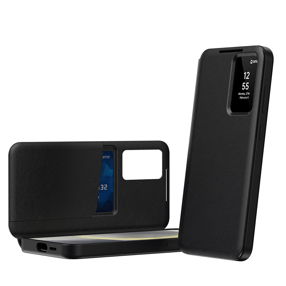 Tok Samsung Galaxy A16 5G A166 / A16 4G A165 készülékhez, Techsuit, SmartView, Fekete