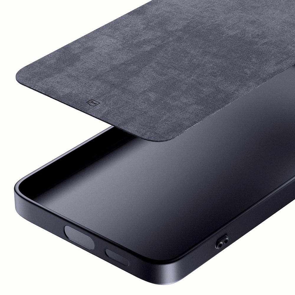 Tok Samsung Galaxy A17 4G / A17 5G-hez, 3MK, Pro, Matt Fekete