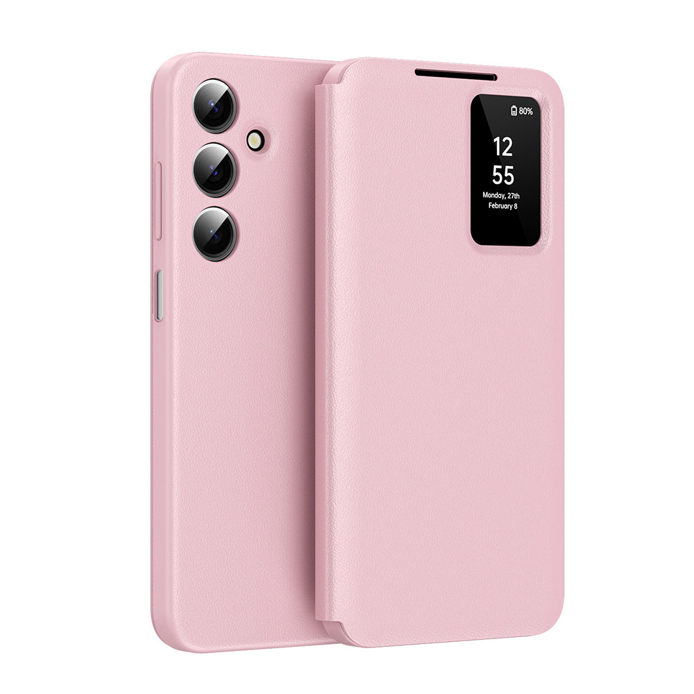 Tok Samsung Galaxy A17 4G / A17 5G / A26 A266, Techsuit, SmartView, Rózsaszín