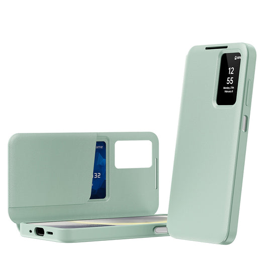 Tok Samsung Galaxy A17 4G / A17 5G / A26 A266 készülékhez, Techsuit, SmartView, Zöld