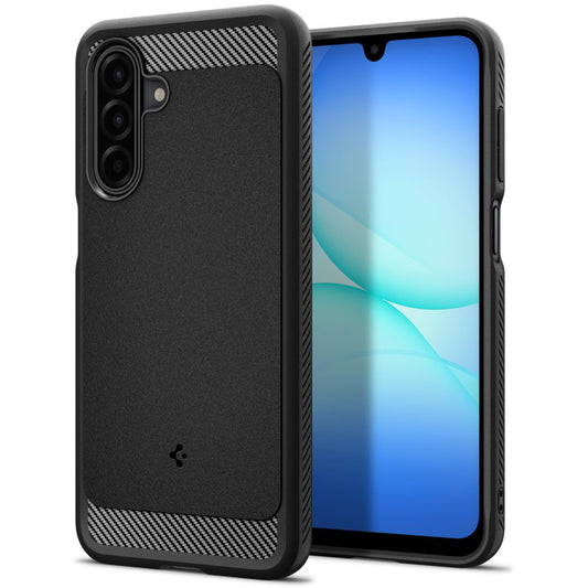 Tok Samsung Galaxy A17 4G / A17 5G készülékhez, Spigen, Rugged Armor, Fekete ACS09844