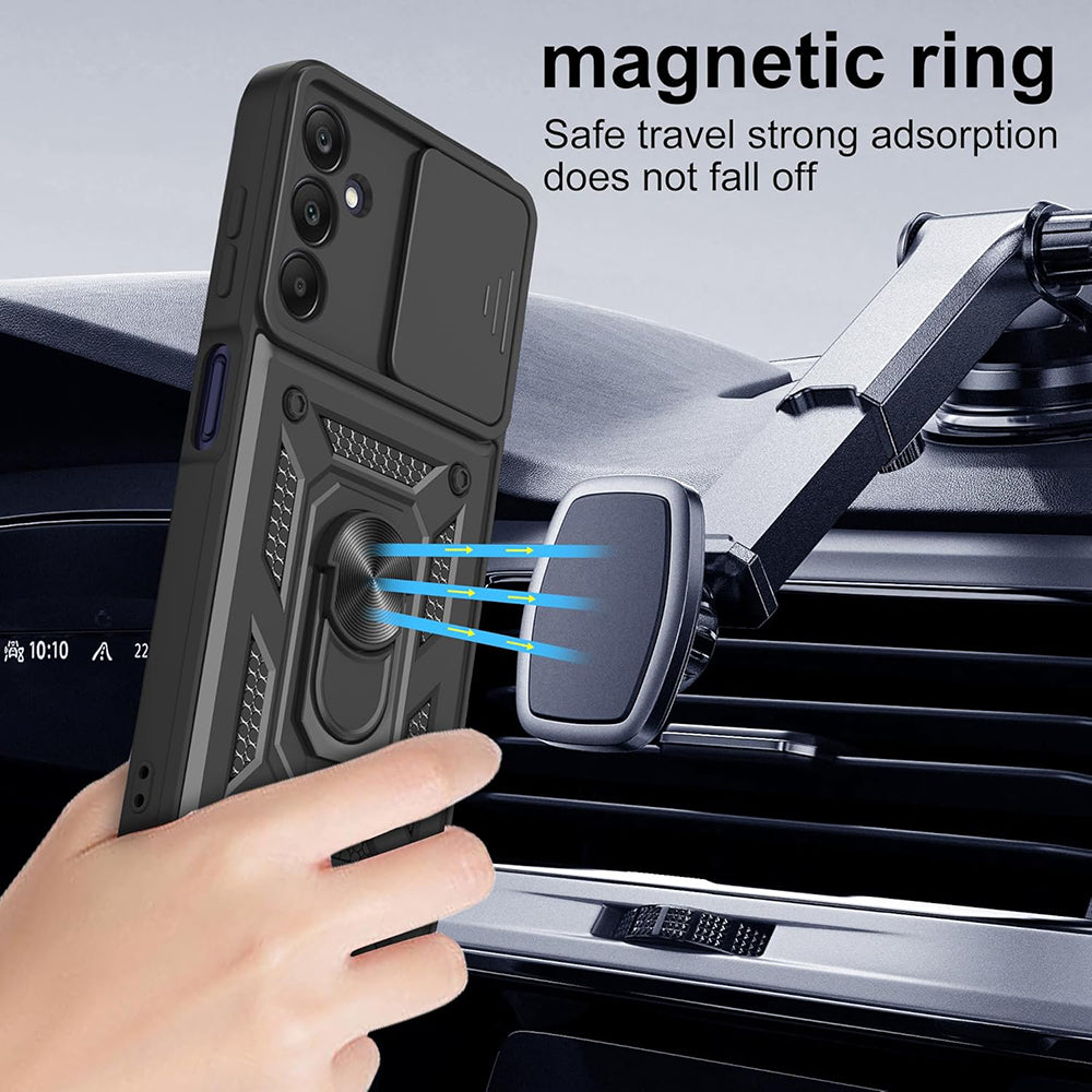 Case for Samsung Galaxy A17 5G, Techsuit, CamShield, Black