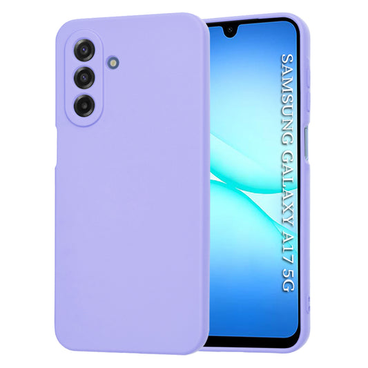 Samsung Galaxy A17 5G tok, Techsuit, SoftFlex, Világos lila