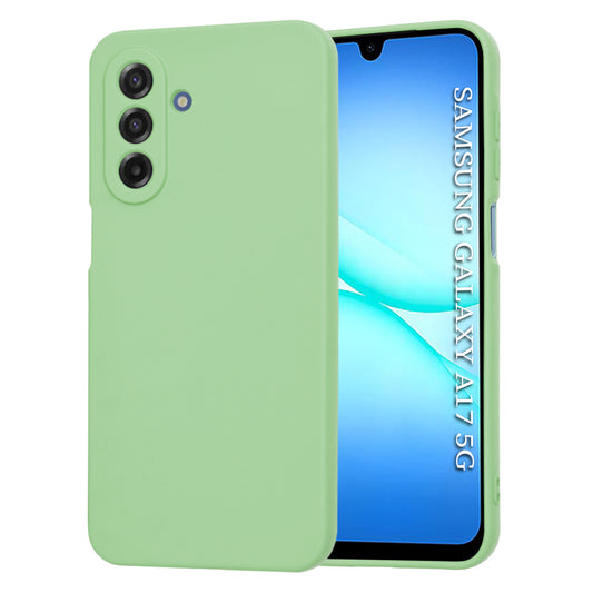 Samsung Galaxy A17 5G tok, Techsuit, SoftFlex, Világos zöld