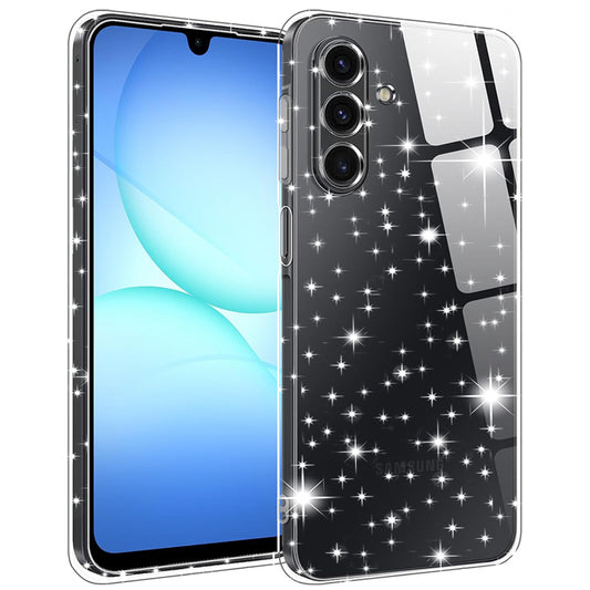 Tok Samsung Galaxy A17 5G-hez, Techsuit, SparkleSkin, Átlátszó