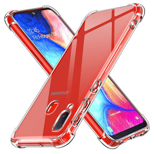Tok Samsung Galaxy A20e A202-hez, Techsuit, Ütésálló Átlátszó, Átlátszó