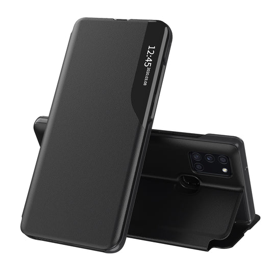 Tok Samsung Galaxy A21s A217-hez, Techsuit, eFold, Fekete