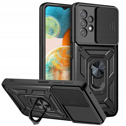 Case for Samsung Galaxy A23 5G A236 / A23 A235, Techsuit, CamShield, Black