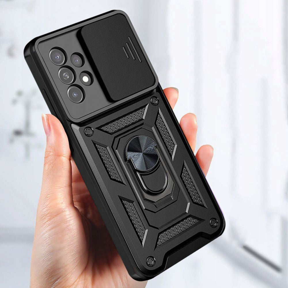 Case for Samsung Galaxy A23 5G A236 / A23 A235, Techsuit, CamShield, Black