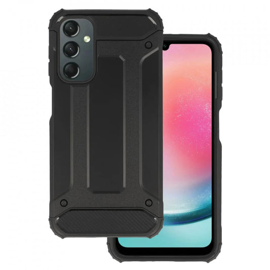 Tok Samsung Galaxy A25 A256-hoz, Techsuit, Hybrid Armor, Fekete