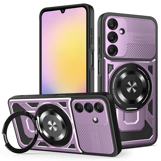 Tok Samsung Galaxy A25 A256-hoz, Techsuit, RuggedCam, Lila