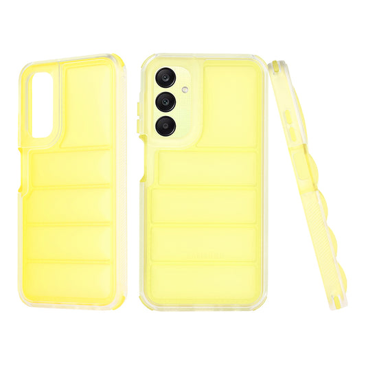Tok Samsung Galaxy A25 A256-hez, Techsuit, Wave Shield, Sárga