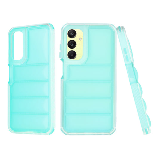 Tok Samsung Galaxy A25 A256-hoz, Techsuit, Wave Shield, Türkiz