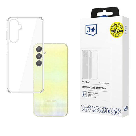 Tok Samsung Galaxy A26 A266-hoz, 3MK, Armor, Átlátszó