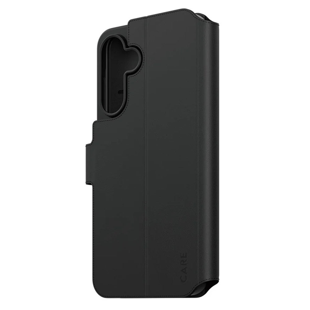 Tok Samsung Galaxy A26 A266-hoz, PanzerGlass, állványos pénztárca funkcióval, fekete