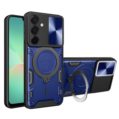 Tok Samsung Galaxy A26 A266-hoz, Techsuit, CamGuard Pro, Kék