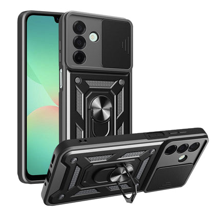 Tok Samsung Galaxy A26 A266-hoz, Techsuit, CamShield, Fekete