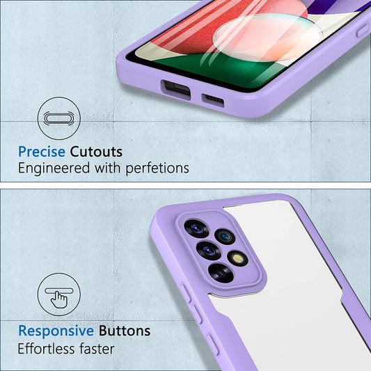 Case for Samsung Galaxy A26 A266, Techsuit, ColorVerse 360, Purple