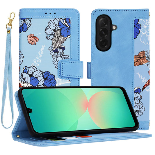 Tok Samsung Galaxy A26 A266-hoz, Techsuit, FlipCraft, Kék